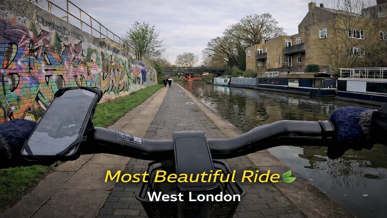 The Most Beautiful Bike Route in West London? 🌿 | 4K Cycling POV
