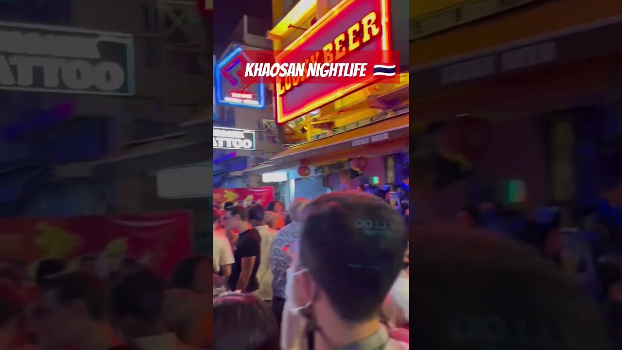 Vibrant Nightlife at Khaosan Road 2023, Bangkok, A Backpackers Paradise #bangkok #khaosan #nightlife