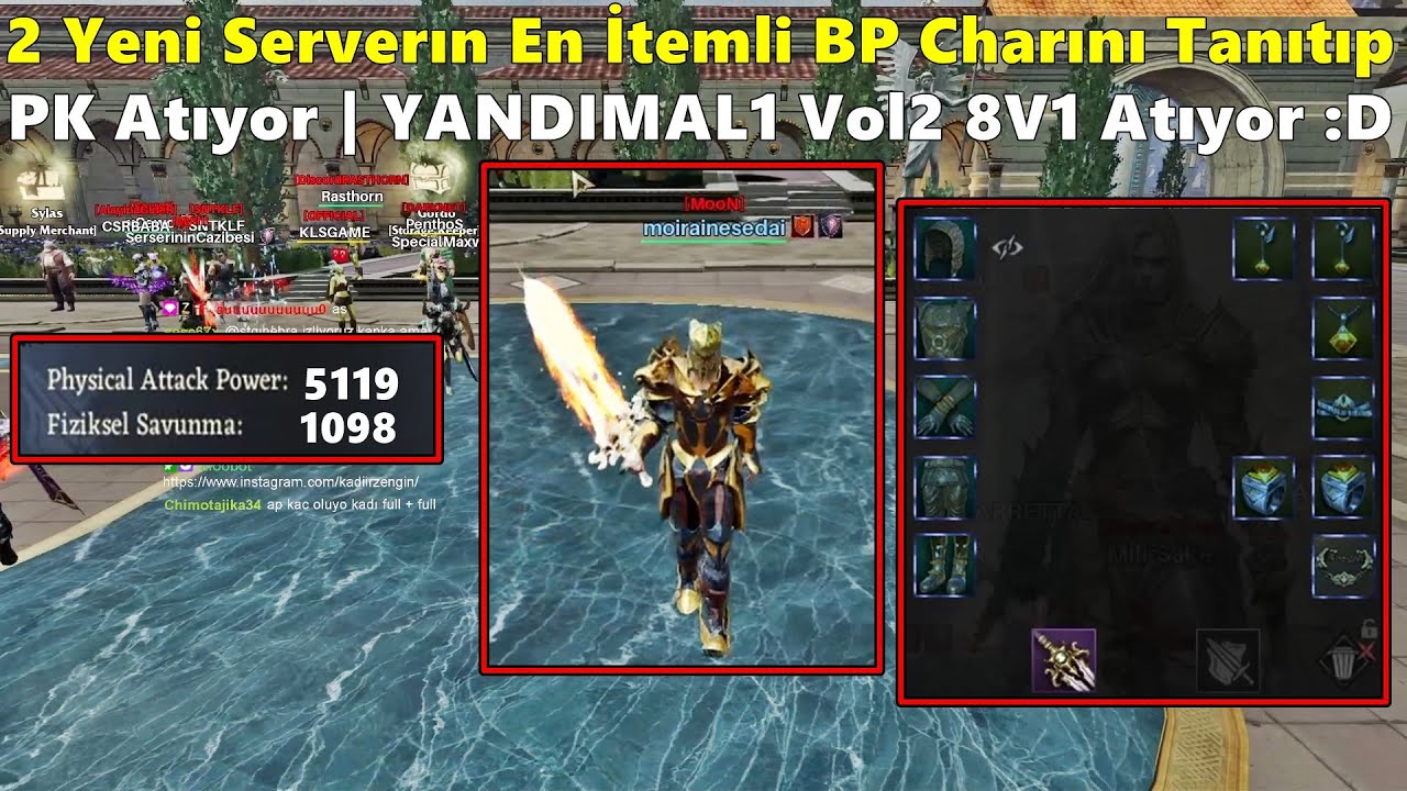 ZeitzquiN | 2 Yeni Serverın En Sağlam BP Charını Tanıtıp PK Atıyor | YANDIMAL1 Vol2 :D | Rise Online