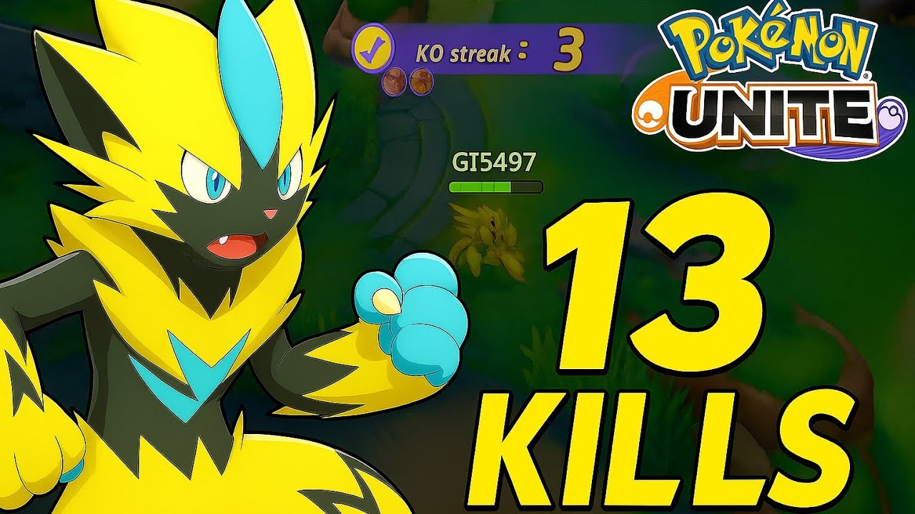 ZERAORA IS A GOD! (100% Win Rate) | Pokémon UNITE Ranked Gameplay | Zeraora Gameplay 