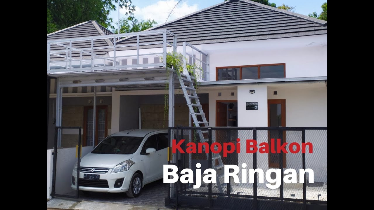 Kanopi Balkon Baja Ringan