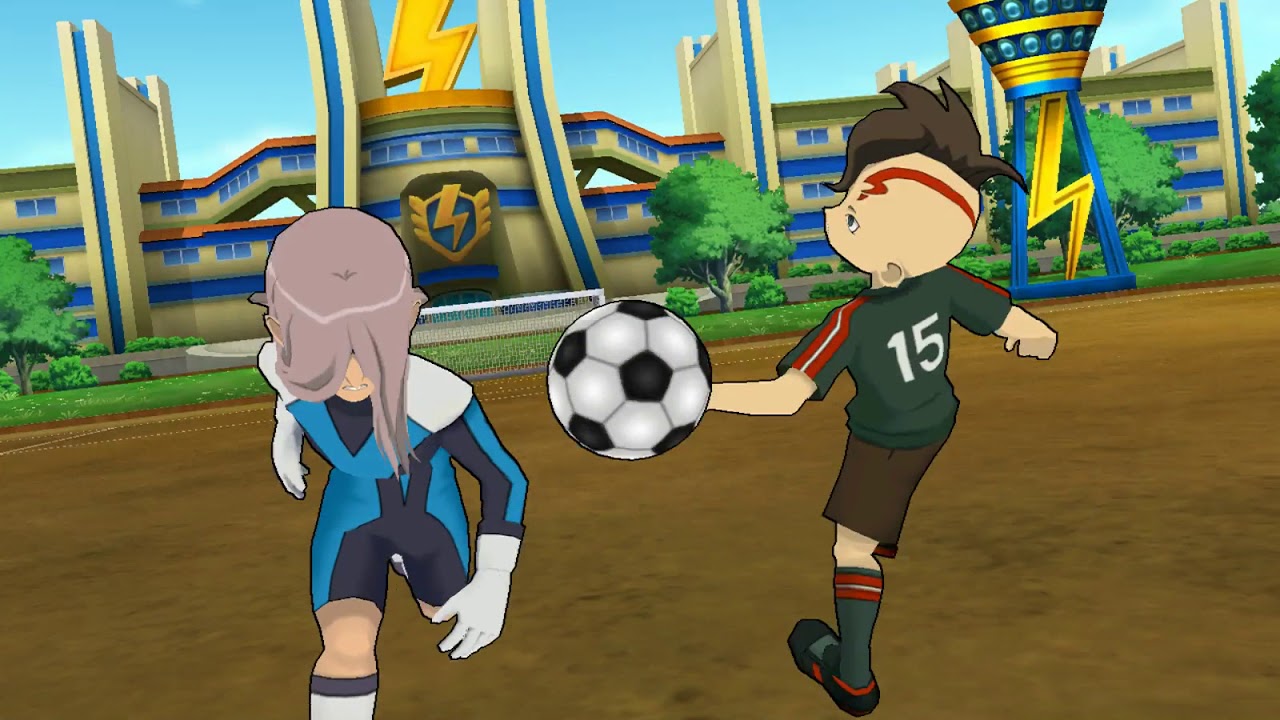 Inazuma Eleven GO Strikers 2013 Light emperors vs Hacked 11 Wii