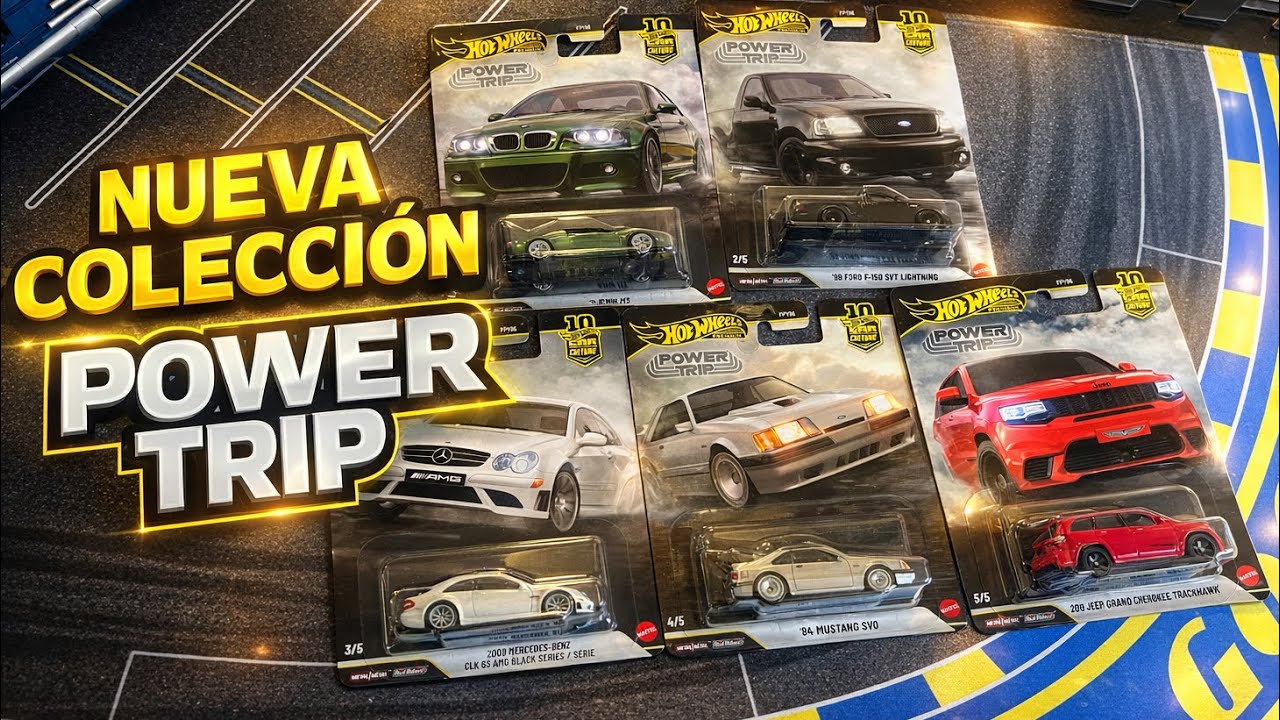 Hot Wheels Premium Power Trip Collection Unboxing