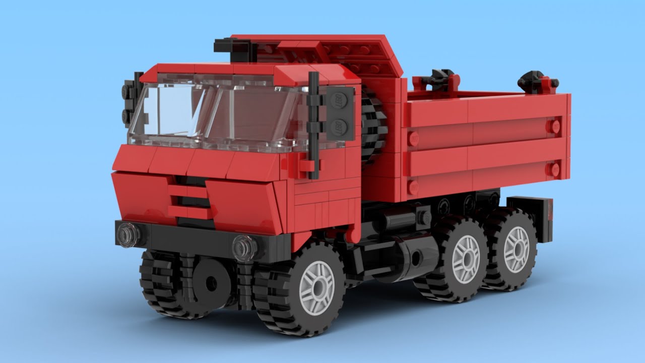LEGO Tatra 815 Dump Truck 💪 Power Through the Dirt & Rocks! 🚛🧱 #lego