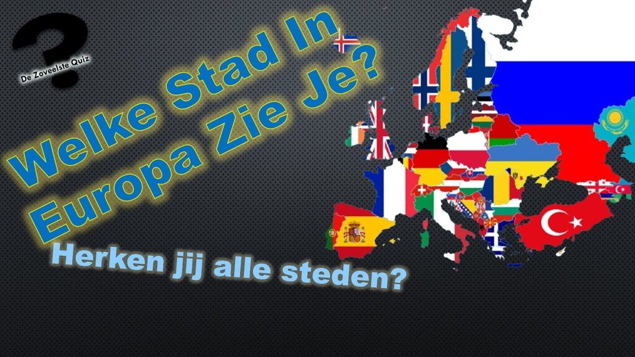 WELKE EUROPESE STAD ZIE JE? |  Herken jij ze allemaal uit deze dronefilmpjes?