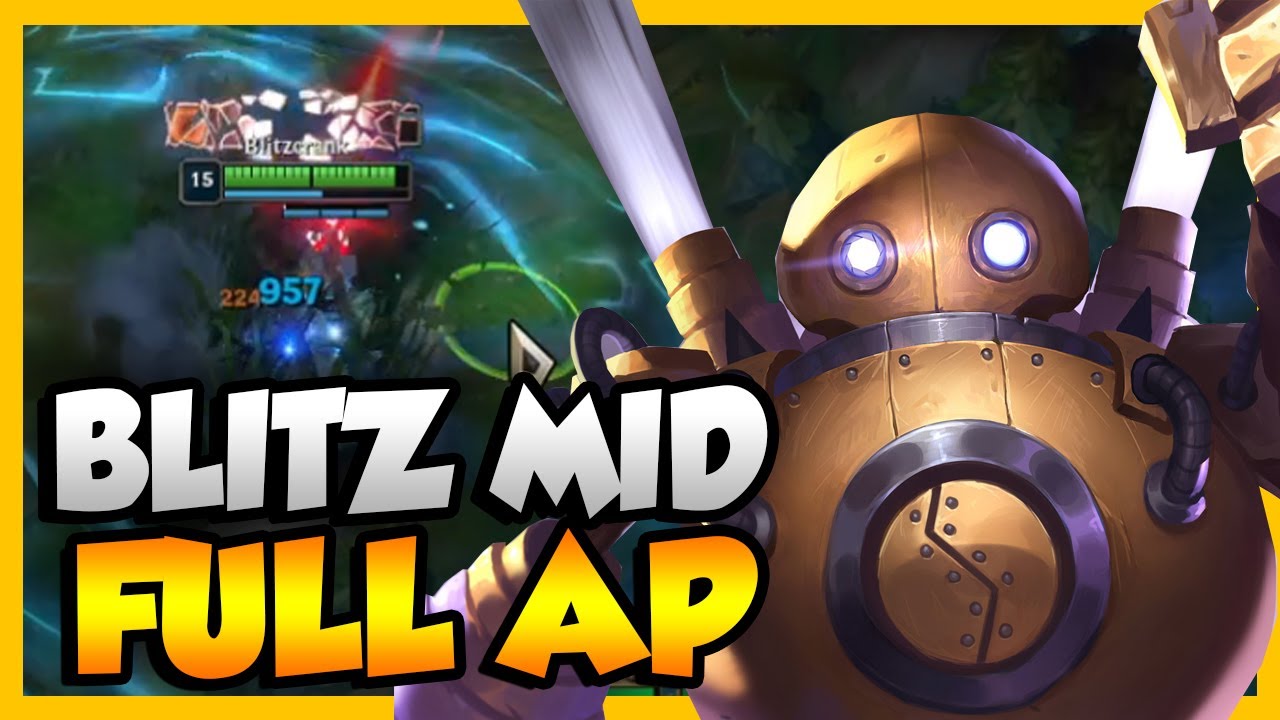 NADIE SE ESPERA EL MITICO BLITZCRANK MID FULL AP | LEAGUE OF LEGENDS.