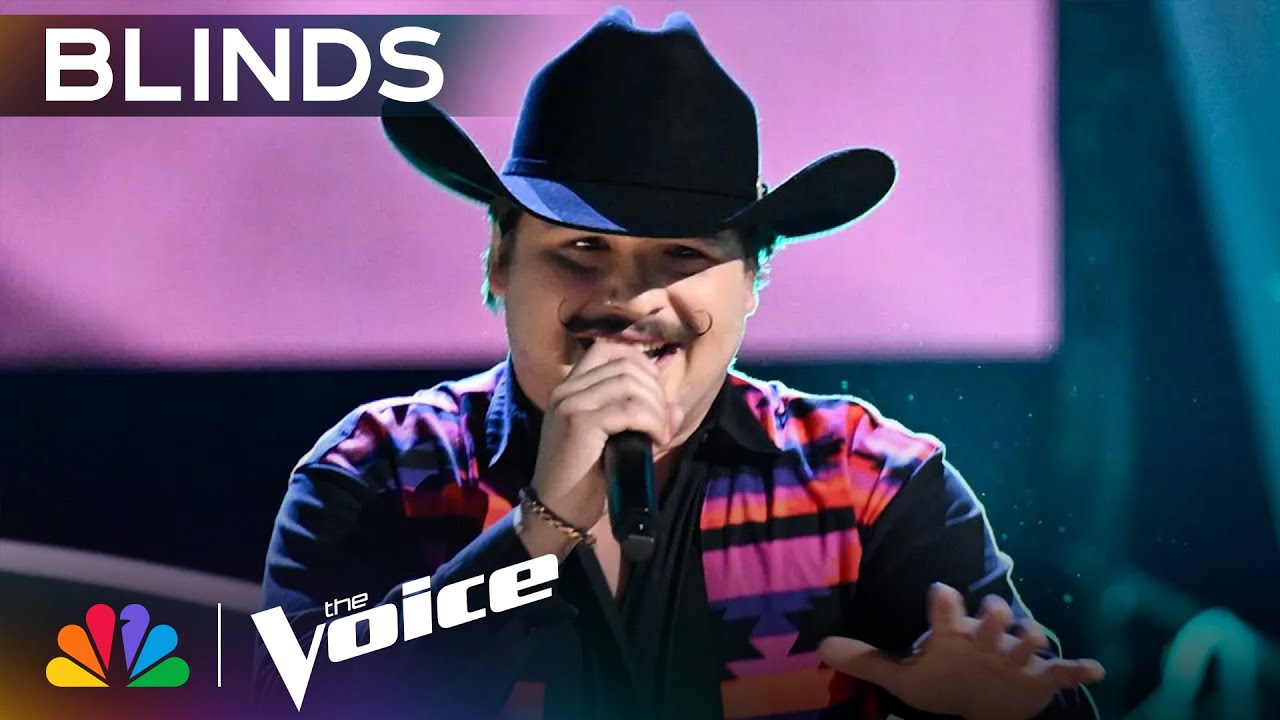 Austin Gilbert's Country Swag Impresses the Coaches on Luke Combs Cover | Voice Blind Auditions