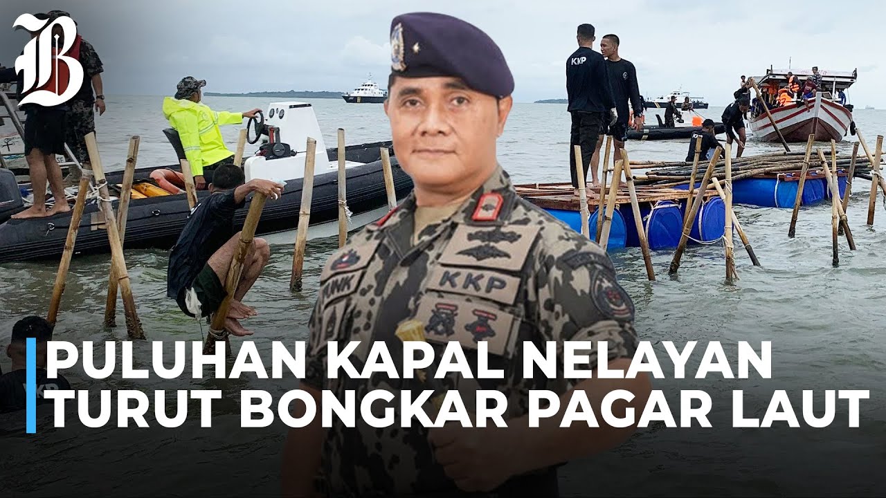 Momen KKP hingga TNI Bongkar Pagar Laut Misterius di Tangerang