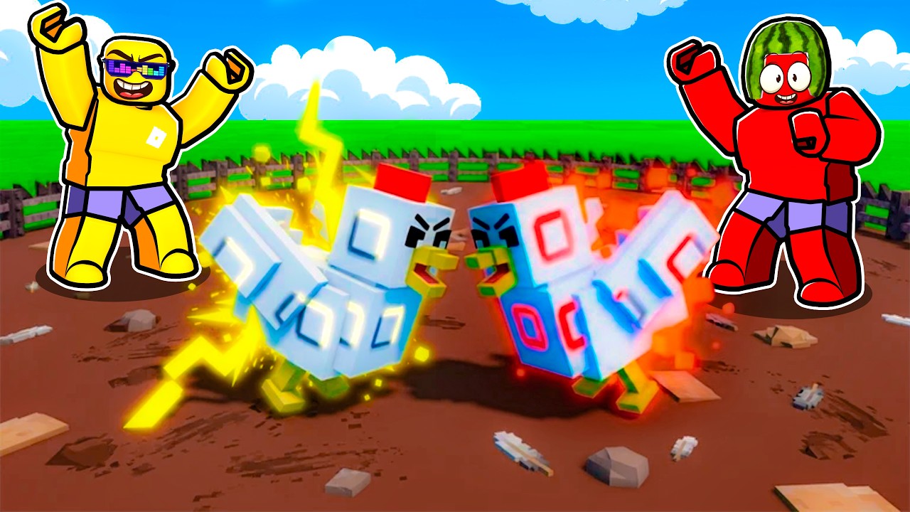 Вырасти боевого цыпленка в Roblox