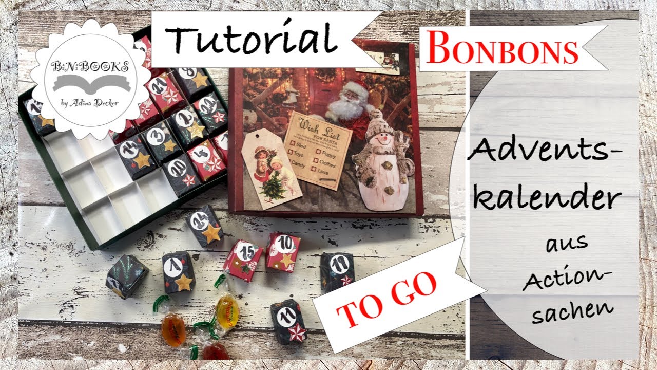 DIY * Adventskalender to go * Advent Calendar * aus meinem Action Haul * Christmas * Tutorial