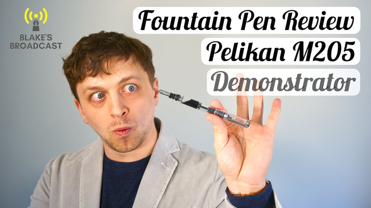 Обзор перьевой ручки Pelikan M205 Demonstrator