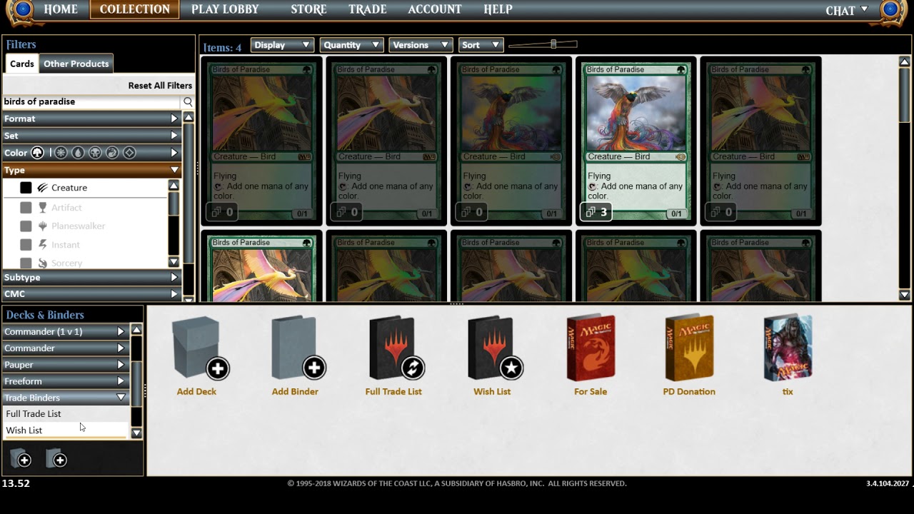 MTGO Guide - How to easily trade for cards that you need