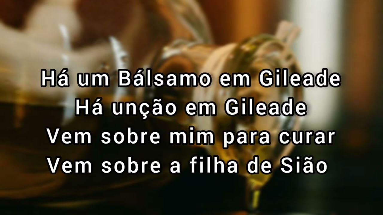 O Bálsamo de Gileade - Diante do Trono 3- Play Back - 2,50 - Tons abaixo.
