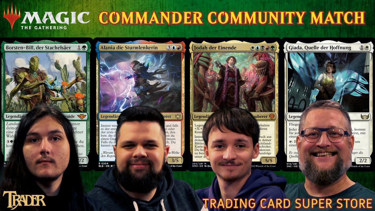 MTG Commander Gameplay 414 | Magic the Gathering deutsch | Trader Event Multiplayer Deck Match 2025