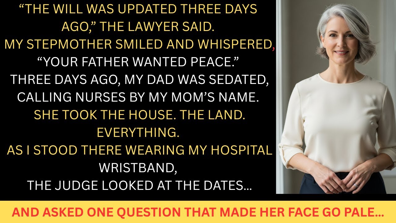 My Stepmother Changed the Will While My Father Was in the Hospital—The Judge Ordered a Second Review
