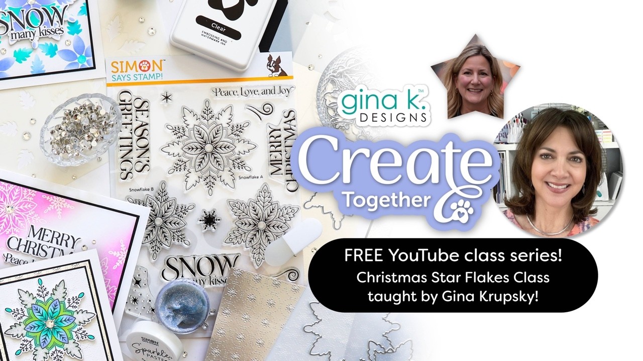 🎁 Let's Make Christmas Cards Together! LIVE with Gina & Heidi