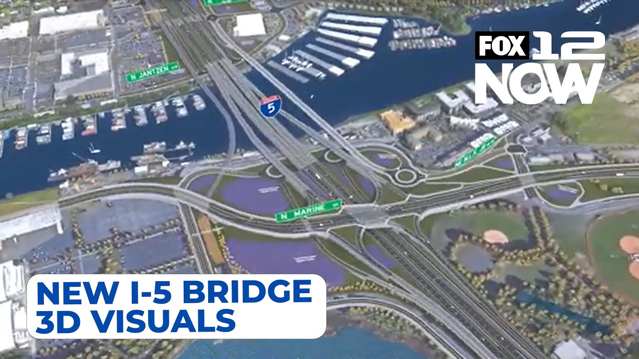 New 3D visuals show what the I-5 replacement bridge could look like