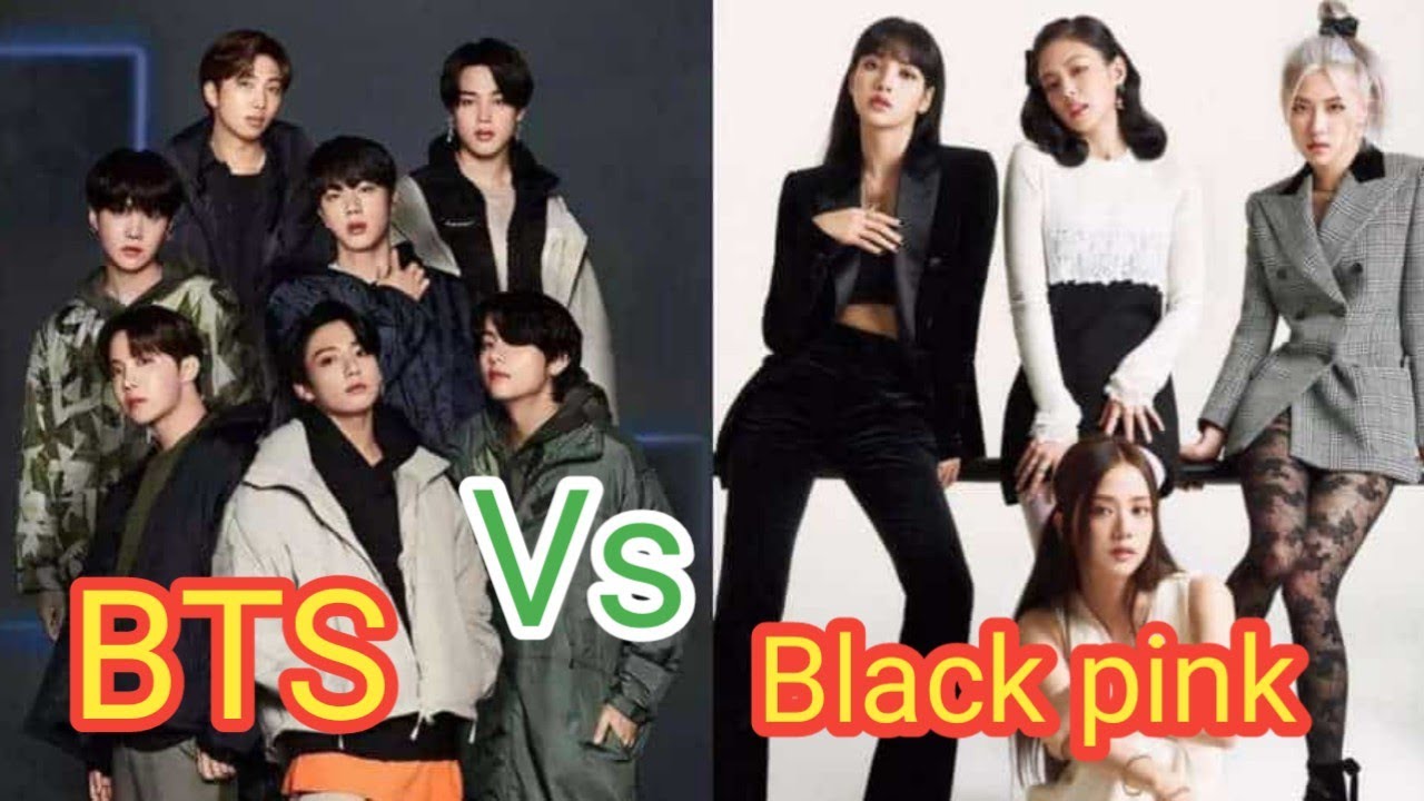 BTS army vs black pink blinks #bts#blackpink#army#blink#blueblack#