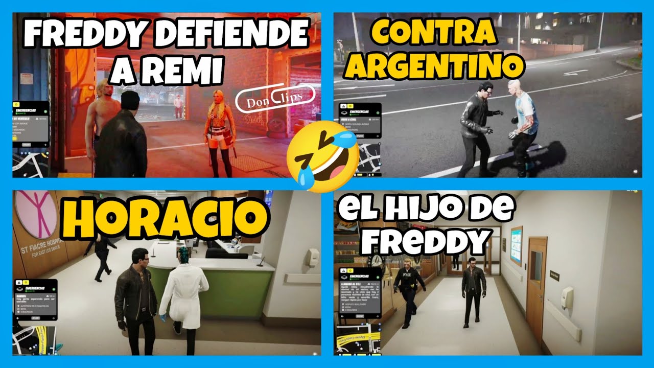 FREDDY DEFIENDE a REMI, FREDDY vs ARGENTINO, HORACIO 😅 EL HIJO de FREDDY, SpainRp