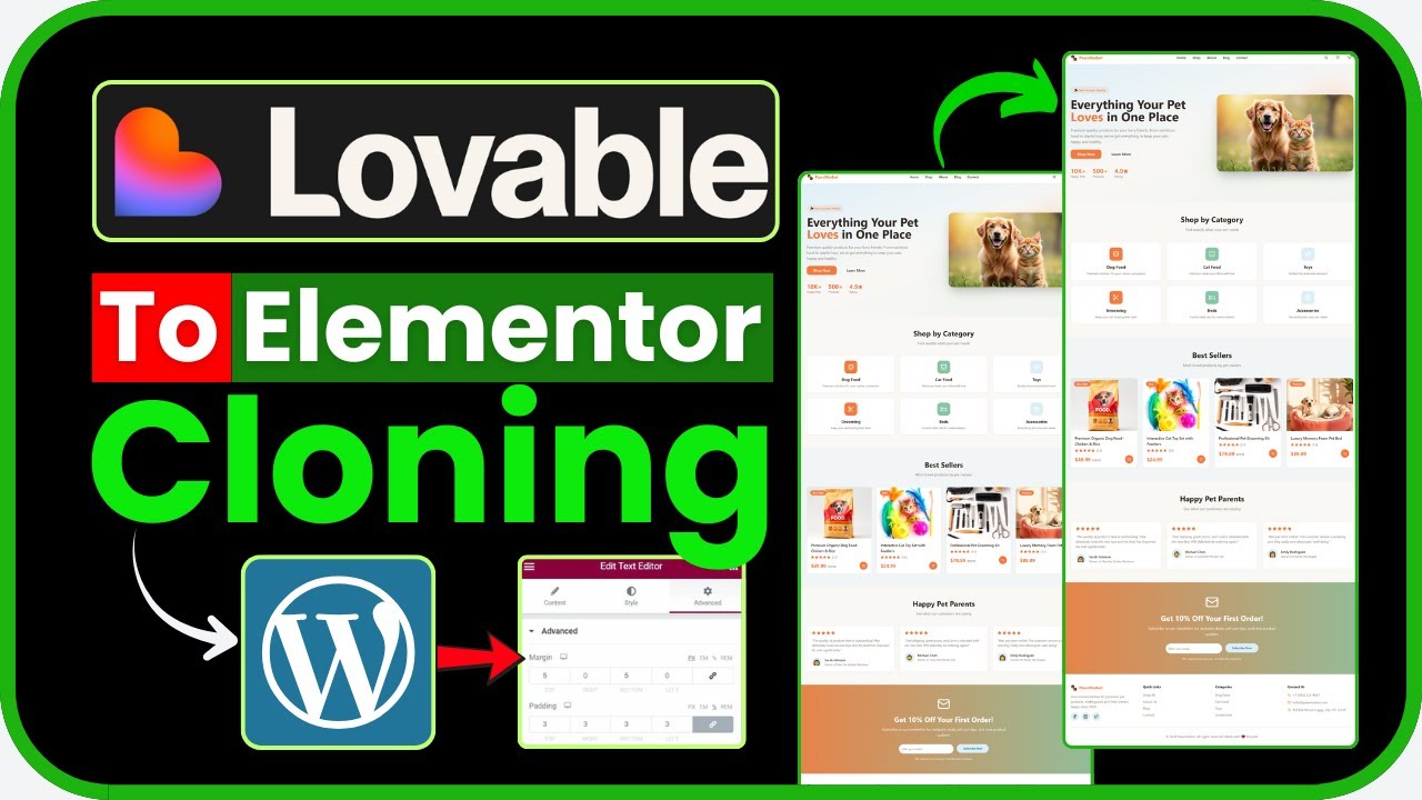 Клонируйте привлекательный сайт с искусственным интеллектом в WordPress + Elementor (без кодирова...