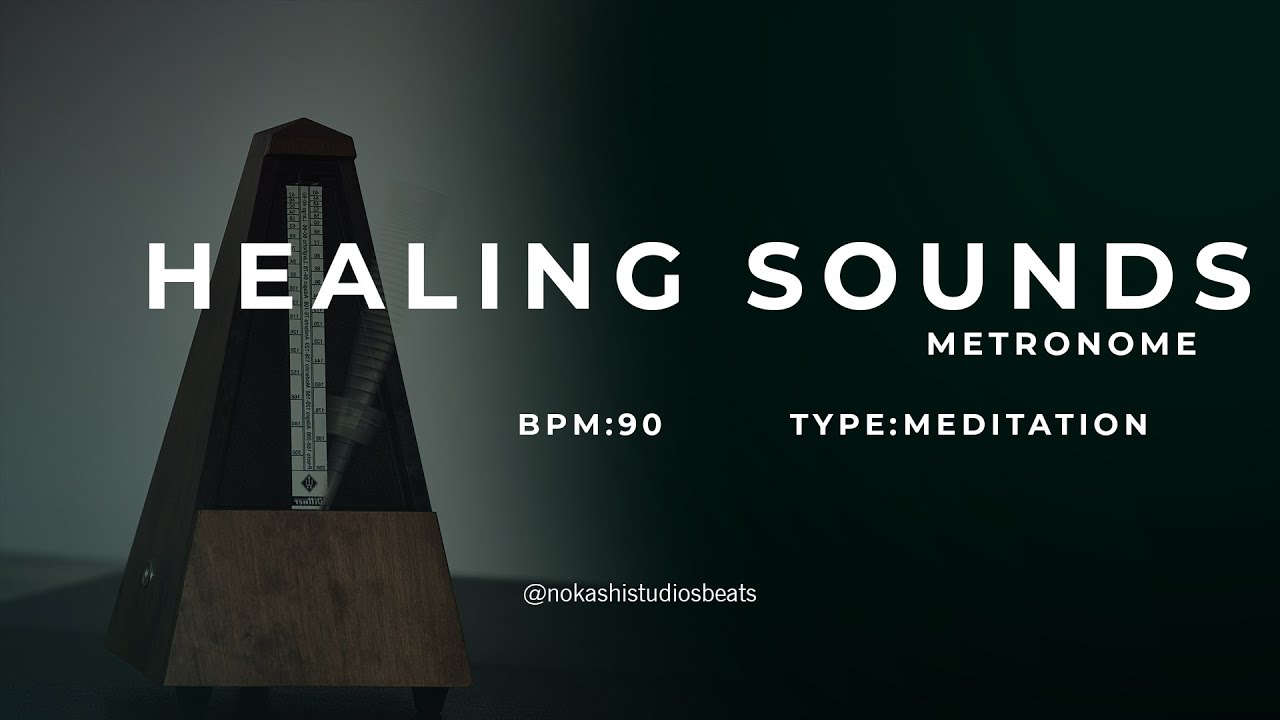 METRONOME SOUND LoFi 90 BPM for meditation, study, yoga, relaxation, sleep, anxiety, concentration