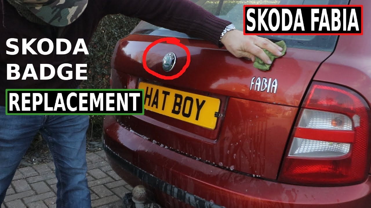 SKODA FABIA RE-BADGE EMBLEM REPLACEMENT Mk1 99-07