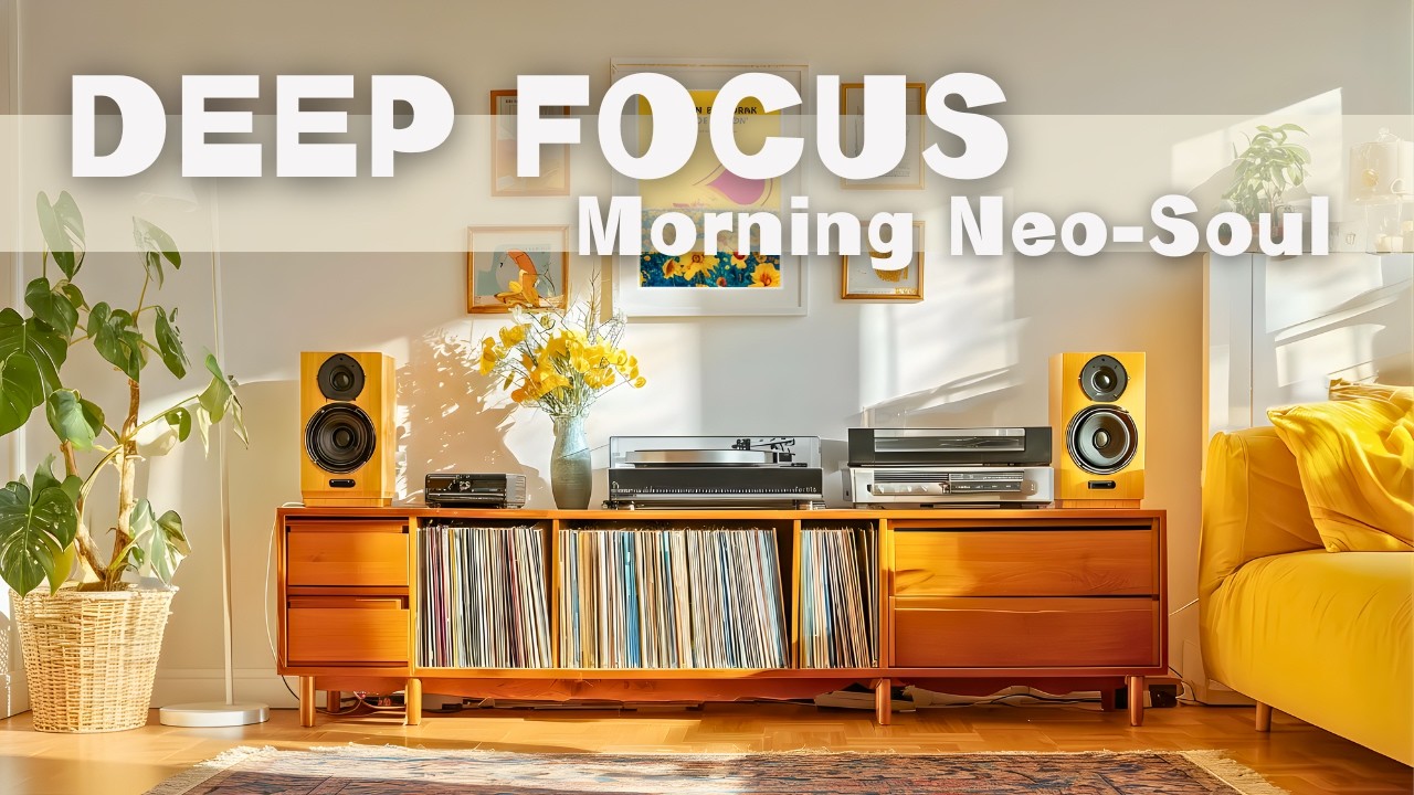 Deep Focus ☕ Neo-Soul for Calm Productivity & Work Sessions