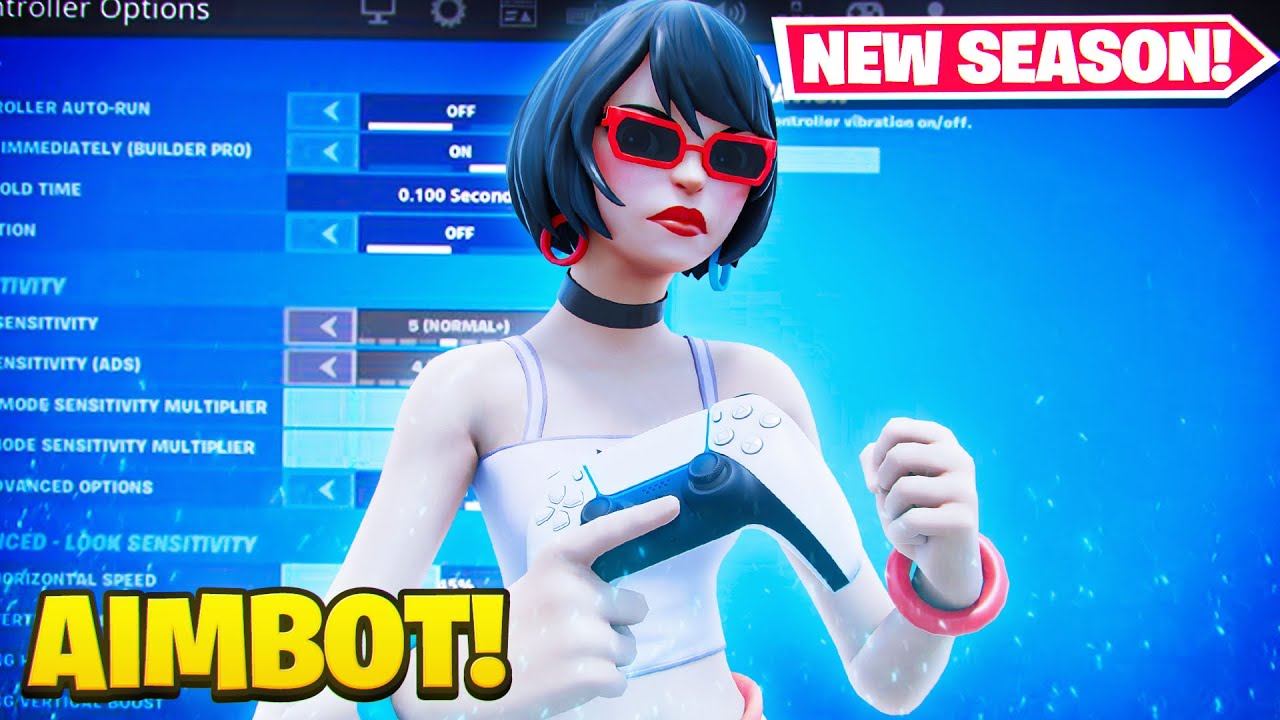 НОВЫЕ *ЛУЧШИЕ* настройки консоли/контроллера для 3-го сезона! (AIMBOT + управление деталями 🧩)