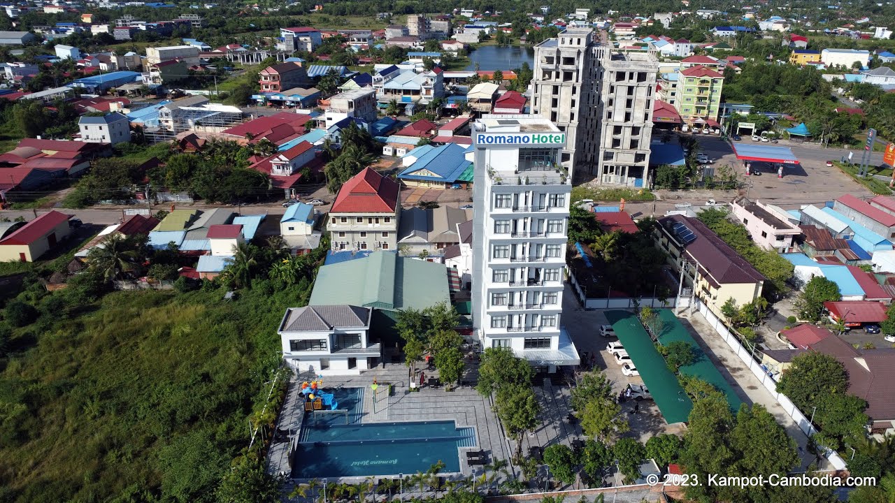 Romano Hotel in Kampot, Cambodia