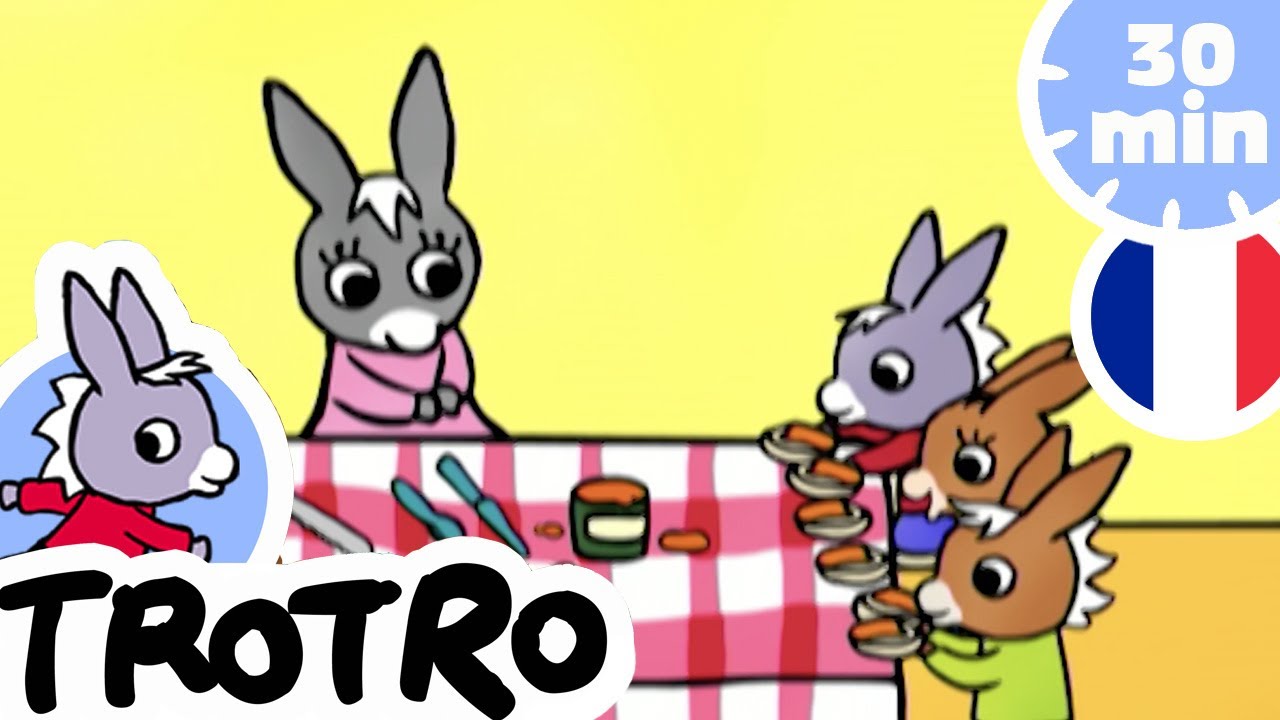 TROTRO - 🍰Trotro invite ses amis pour le goûter 🍰 |NOUVEAUX EPISODES 2020|HD
