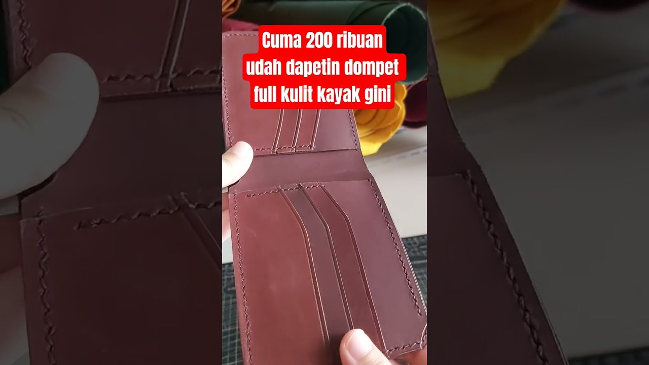 Dompet Handmade harga 200 ribuan aja 