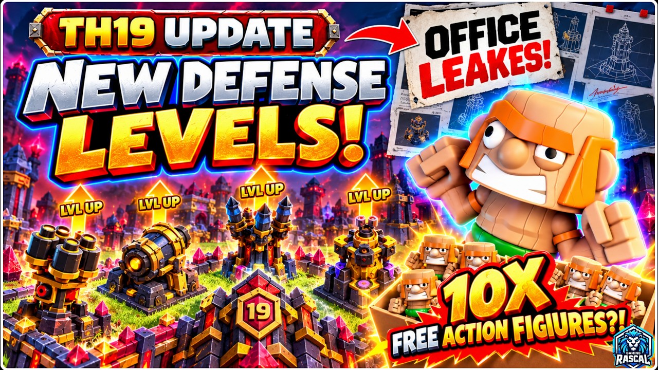 🚨 TH19 NEW DEFENSE LEVELS LEAKED? 😱 + 10 FREE ACTION FIGURE GIVEAWAY! 🔥