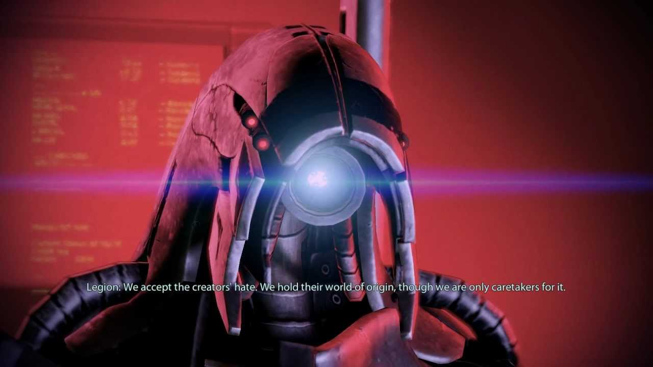 Mass Effect 2 - Legion and the Geth side on the Morning War