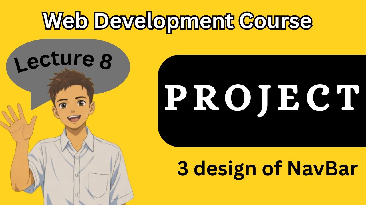 Build 3 Professional NavBar Using HTML & CSS | Navbar Project for Beginner | Web Development Journey