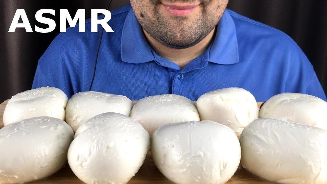 ASMR MOZZARELLA CHEESE EATING (Eating Show) Mukbang *NO TALKING*