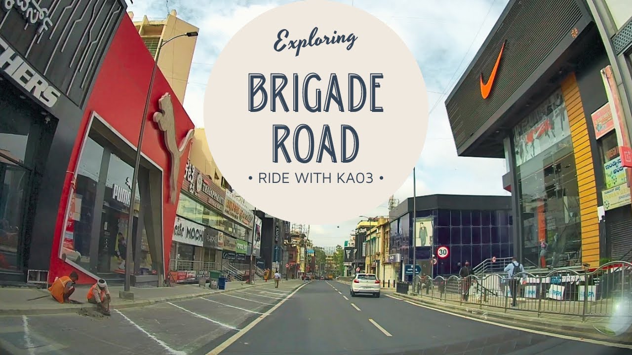 Brigade Road, Bengaluru | Dashcam view | Smart City update | Ride with KA03