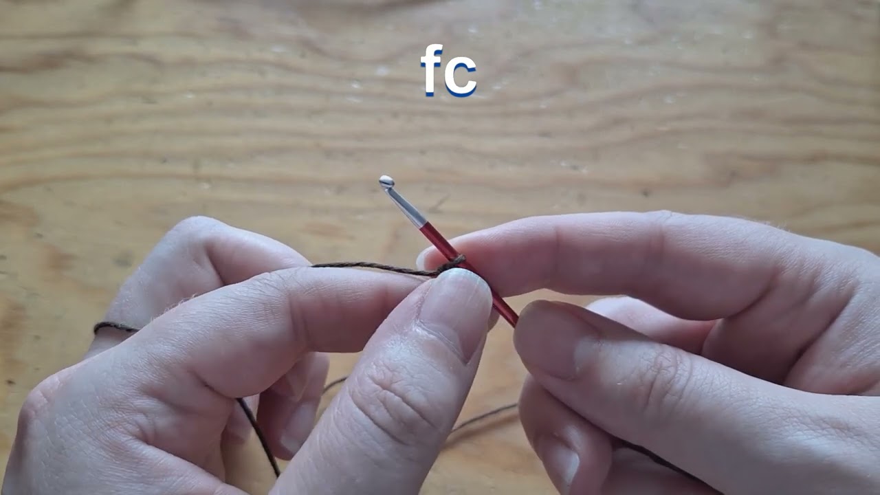 Mosaic Crochet Foundation Cord - fc