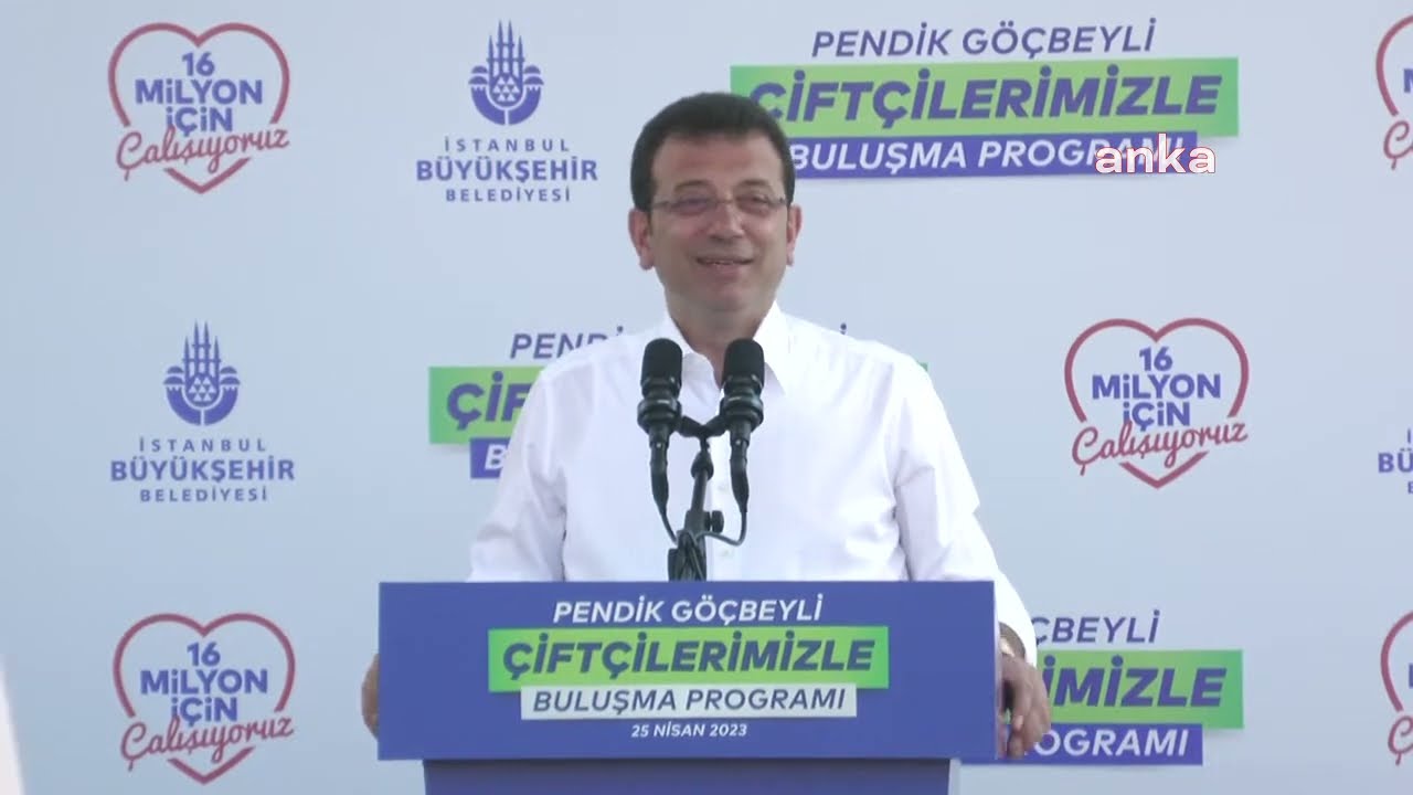 İstanbul Büyükşehir Belediye Başkanı Ekrem İmamoğlu, Pendik Göçbeyli Köyü’nde Konuşuyor | 25.04.2023