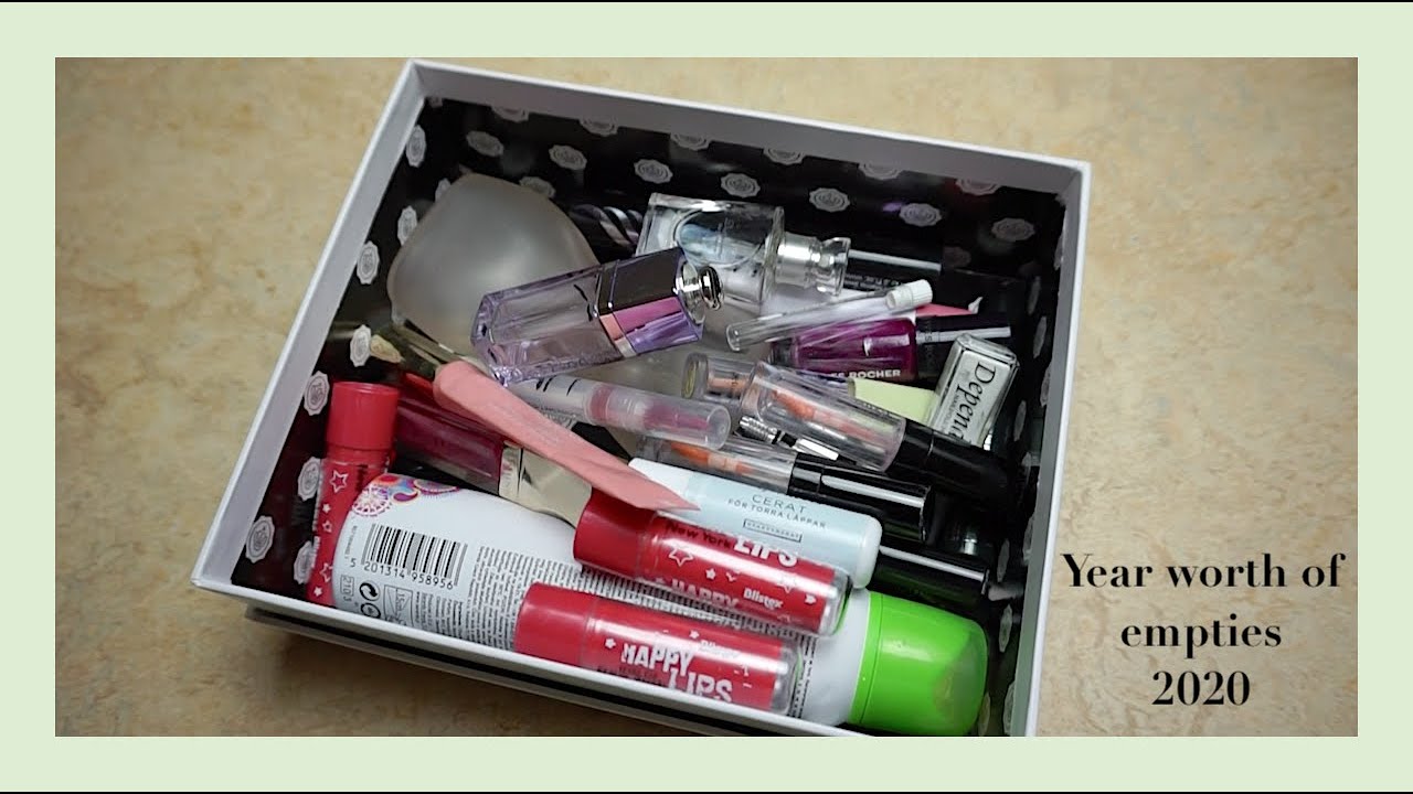 End of The Year Empties 2020 / MakeUp Empties 2020