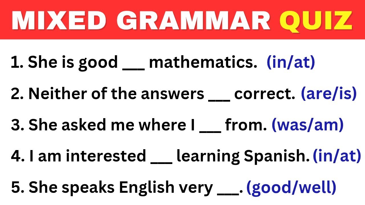 Can You Score 30/30? | English Grammar Quiz (30 Questions Test)