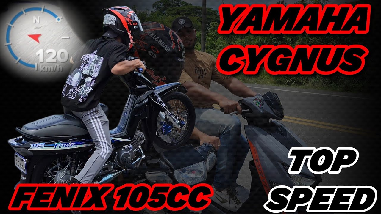 Velocidad máxima fenix 105cc (leva, muffler, cloche, rodaje 15-36) top speed con velocímetro go pro