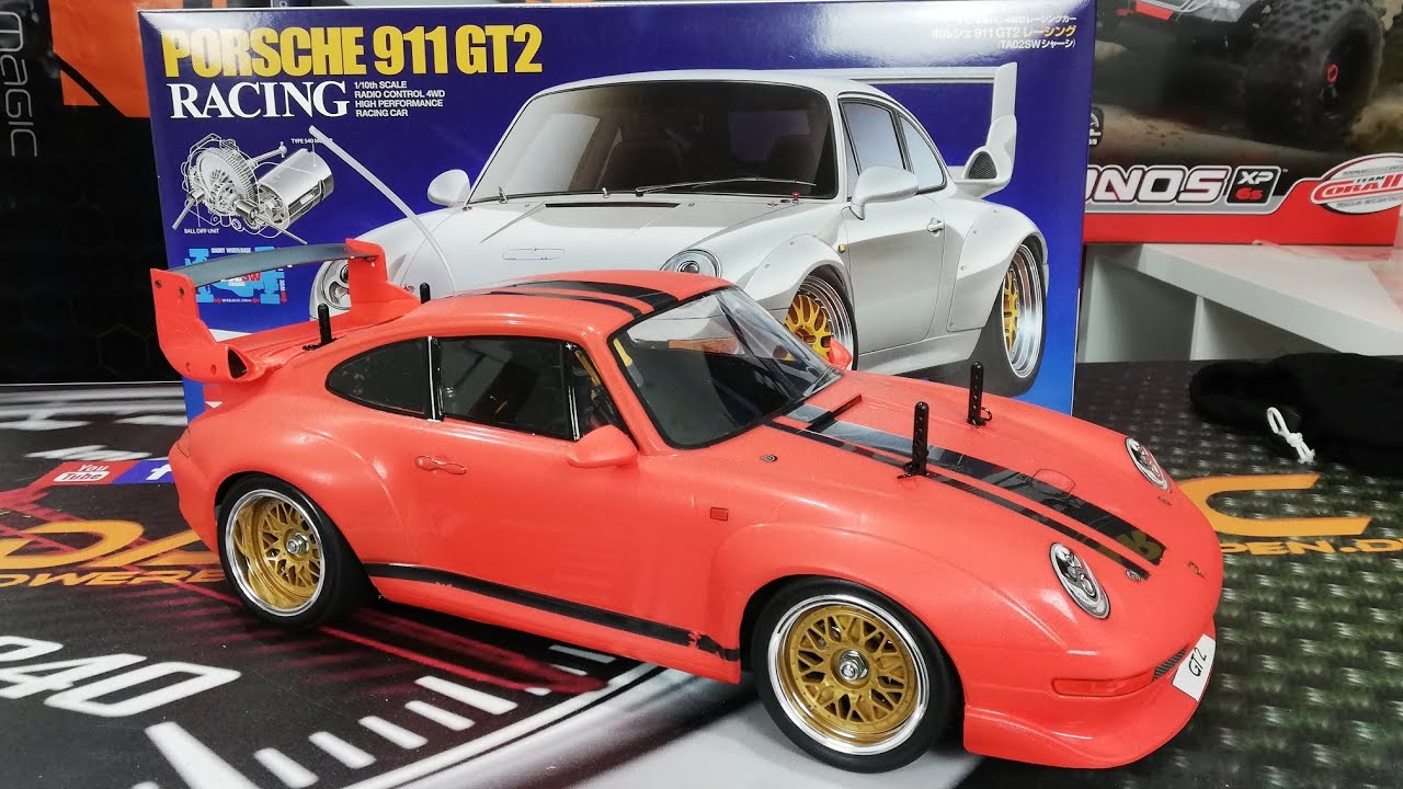 Unboxing: Tamiya TA-02SW Porsche GT2 [RC-KleinSerie] [deutsch/german]