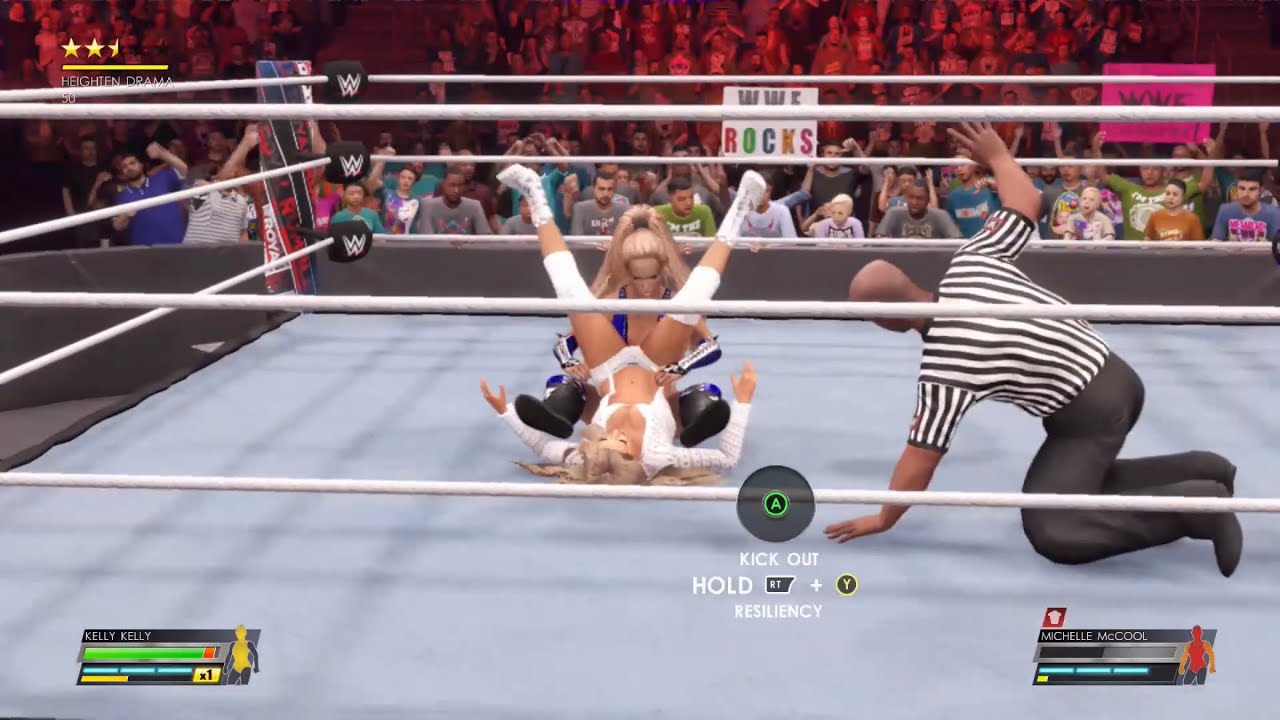 WWE 2K22:Kelly Kelly vs Michelle Mccool