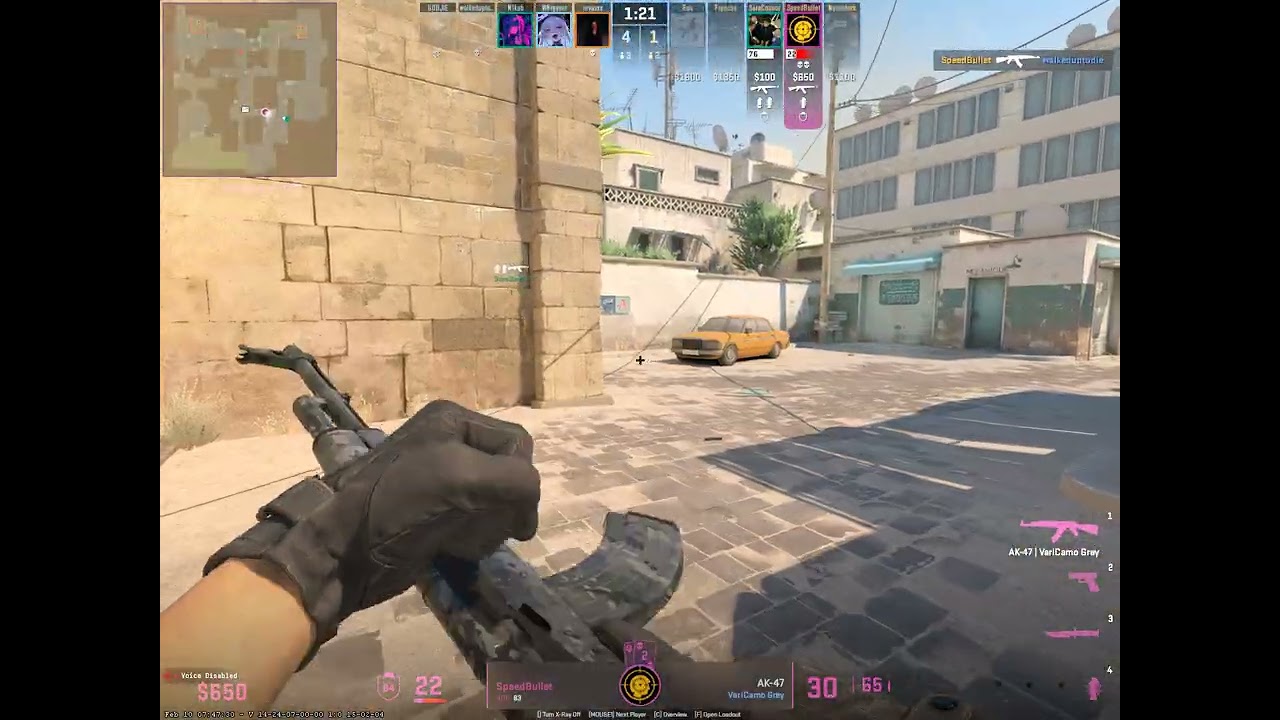 CS COUNTR STRIKE 2 - Dust 2 - 24 kills Very heavy game 11:13 Gameplay  ((No commentary))