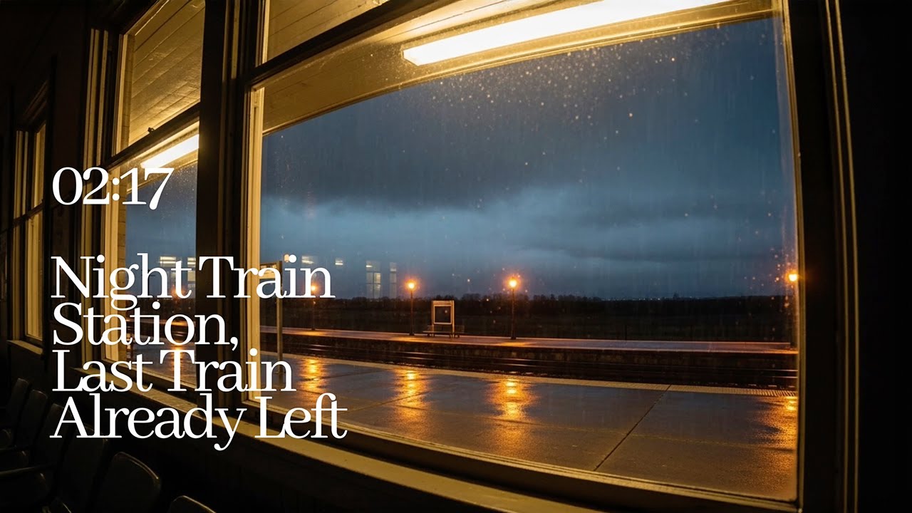 Night Train Station, Last Train Already Lef — 02:17 AM