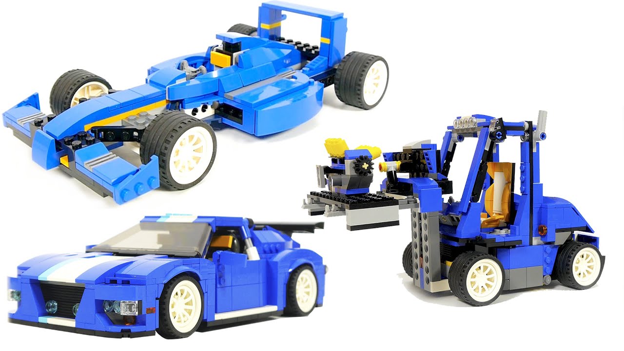Build Lego Creator 31070 Turbo Track Racer 3 in 1