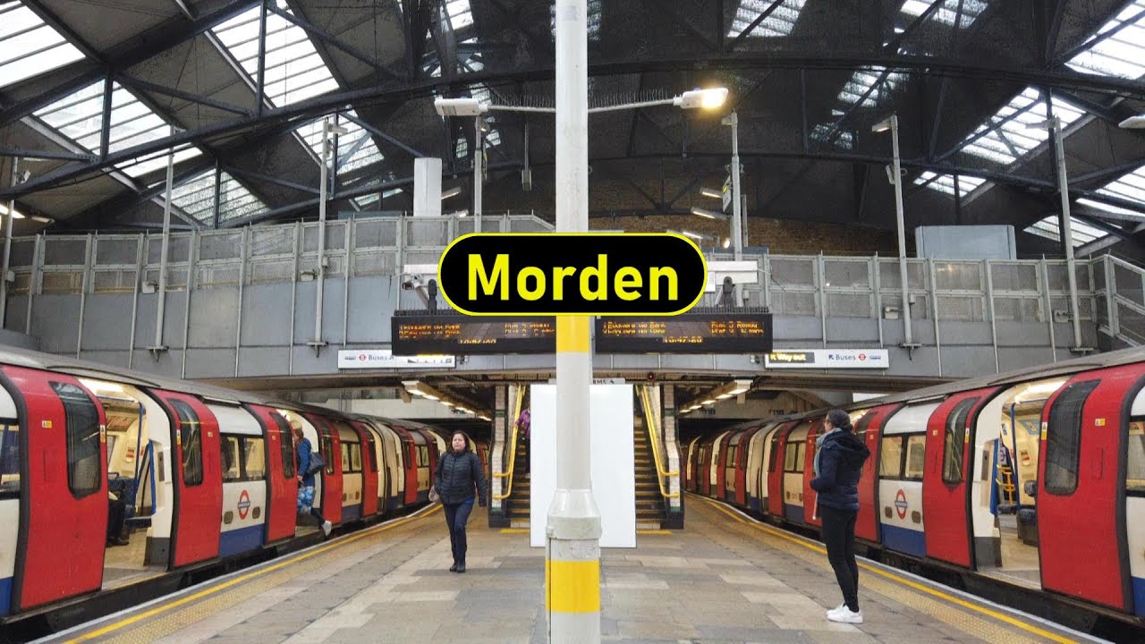 Tube Station Morden - London 🇬🇧 - Walkthrough 🚶