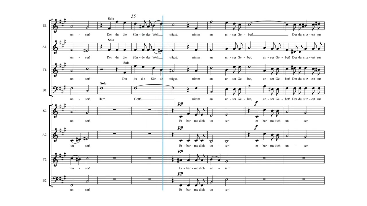 Deutsche Liturgie - F. Mendelssohn - Ehre - Alto 1