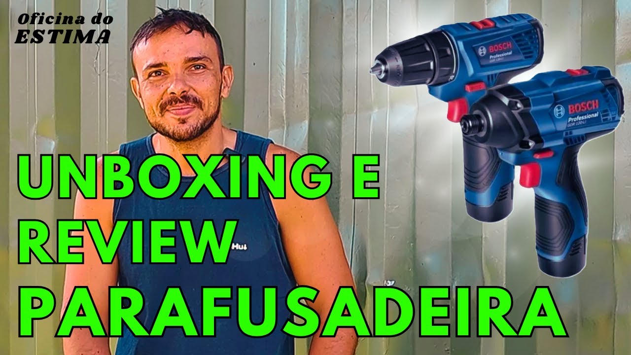 UNBOXING + REVIEW DEPOIS DE 1 ANO! | Kit Bosch GSB 120-LI + GDR 120-LI