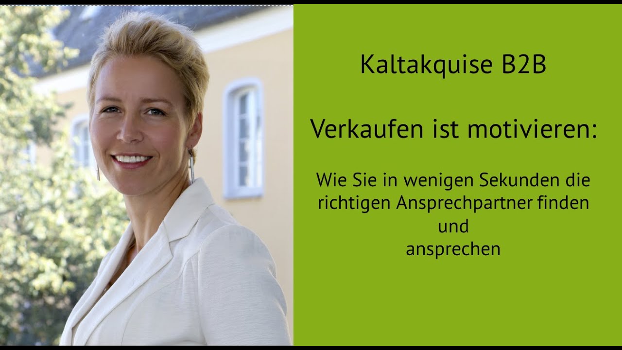 Vertriebsarchitekten Kaltakquise b2b mit echobot intro